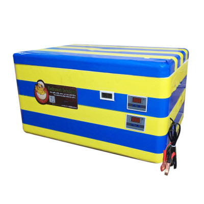 110 Egg Capacity AC & DC Power Semi auto Egg Incubator - Corksheet Body AC/DC Dual Power 110 Egg Incubator for Bird, Chicken, DUCK, Turkey, Quail Egg Hatching