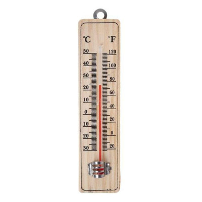 Wooden Room Thermometer - Wooden & Wall Hanging Thermometer Indoor Outdoor Garden House Garage Office Room Hung Logger Room Incubator Temperature Meter
