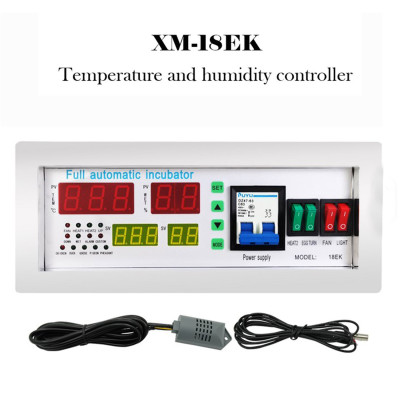 XM-18EK Automatic Egg Incubator Controller - Poultry Incubator Auto Turning, Temperature and Humidity for Industry Incubator